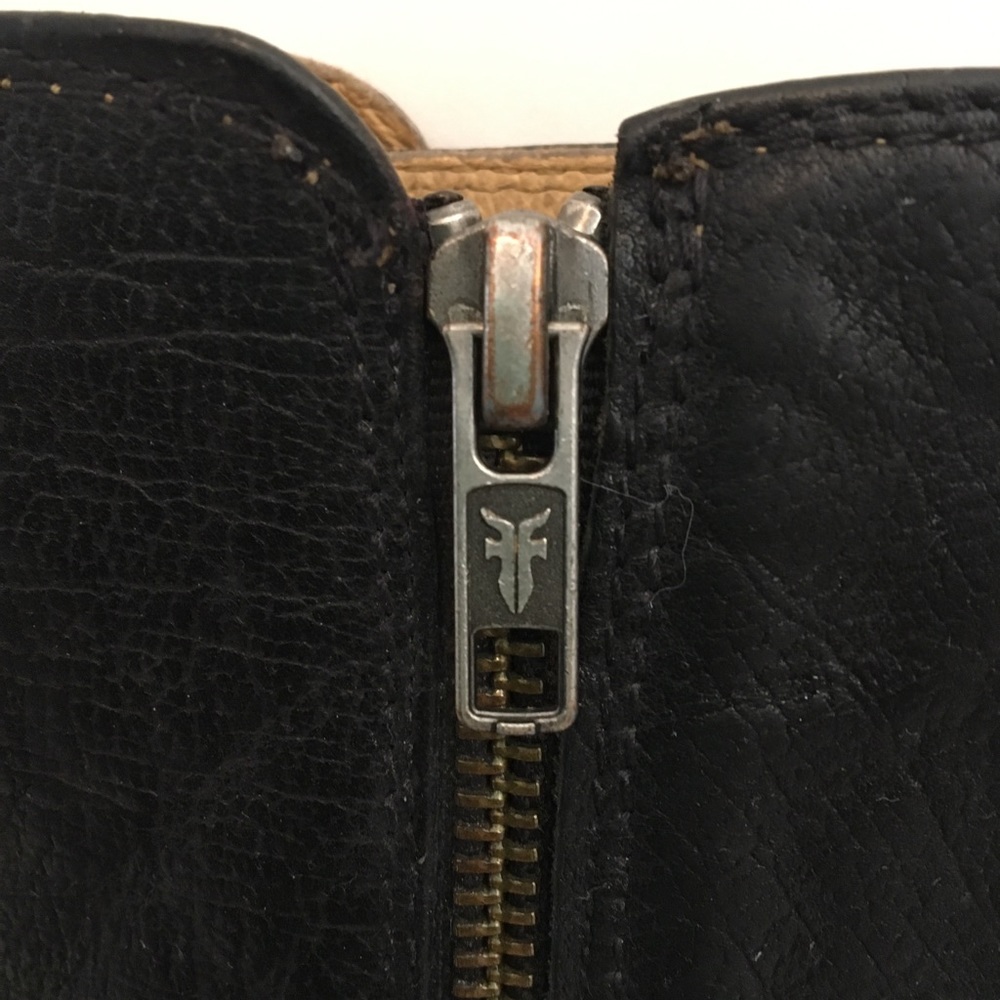 Black Leather Buckle Boots - Picture 7 of 9